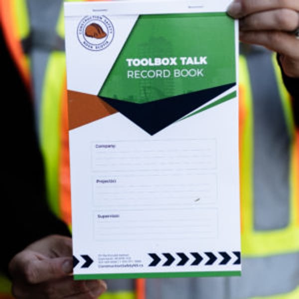 Tool Box Talk Record Book